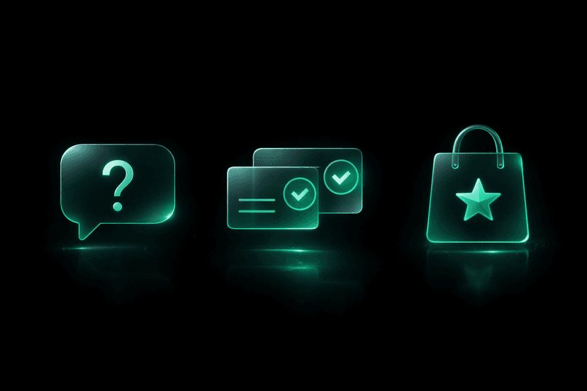 Ask, Compare, Buy — three simple steps